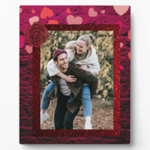 Custom photo couple valentine photo plaque
