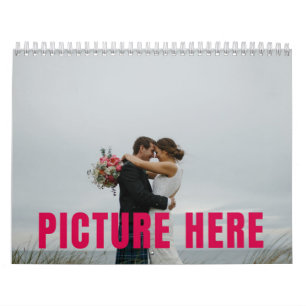 CUSTOM PHOTO COVER REMEMBRANCE PICTURE CALENDAR