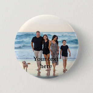 custom photo Create Your Own Personalised 6 Cm Round Badge