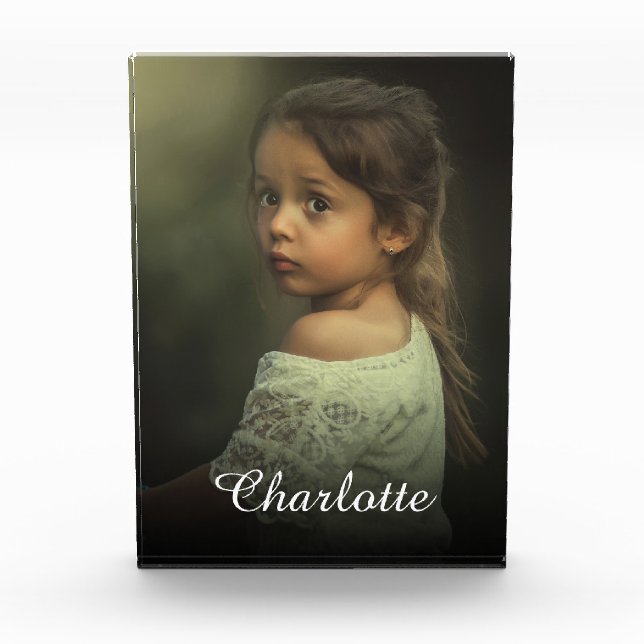 Custom Photo Create Your Own Personalised Block (Front)