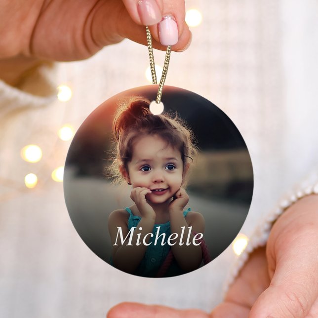 Custom Photo Create Your Own Personalized Ceramic Tree Decoration (Creator Uploaded)