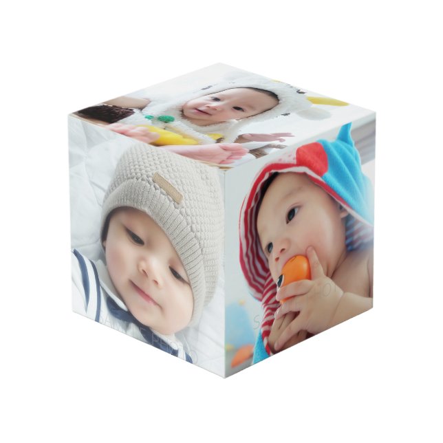Custom Photo Cube (Front Angled)