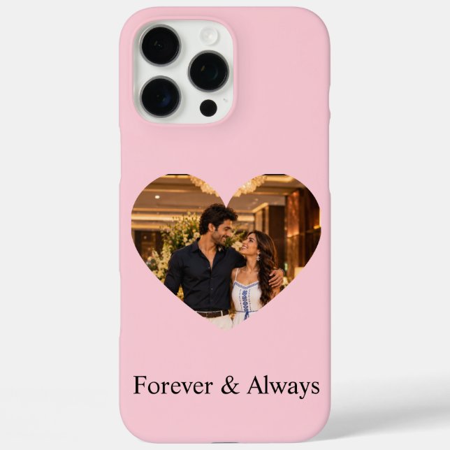 Custom Photo Custom Name iPhone 16 Pro Max Case (Back)
