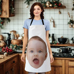 Custom Photo, Custom Photo Face Apron<br><div class="desc">Custom Baby Face</div>
