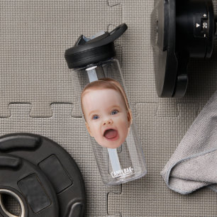 Custom Photo, Custom Photo Face Water Bottle