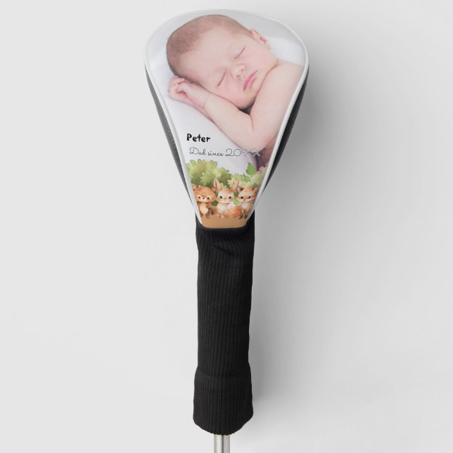 Custom Photo Cute Golf Head Cover (Front)