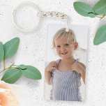 Custom Photo | Cute Kids Design Your Own 2 Image Key Ring<br><div class="desc">Custom photo design your own template to include 2 of your favourite photographs of your baby, kids, family, friends or pets! An easy to personalise template to make your own one of a kind design with your images. The perfect gift for a loved one! The images shown are for illustration...</div>