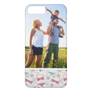 Custom Photo Cute Summer Abstract Pattern iPhone 8 Plus/7 Plus Case