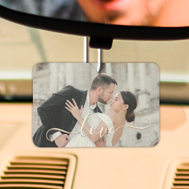Custom Photo Design Your Own Love Car Air Freshener (Custom photo design air freshener)
