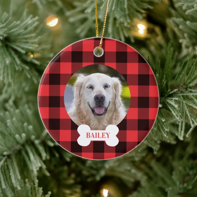 Custom Photo Dog Ceramic Tree Decoration (Tree)