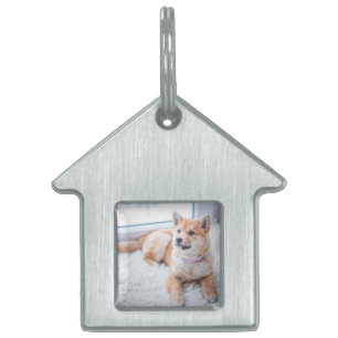 Custom Photo Dog ID Tag -Personalised Pet Tag Gift