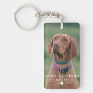 Custom Photo Dog Memorial Pet Loss Keepsake Key Ring