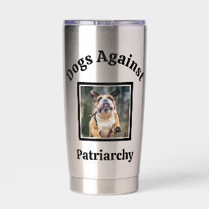 Custom Photo Dog Mum Political Coffee Lover BFF  Insulated Tumbler