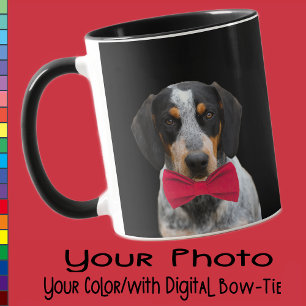 Custom Photo Dog Puppy  Personalised Christmas  Mug