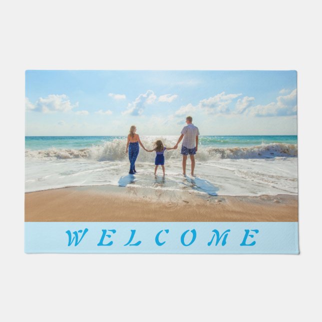 Custom Photo Doormat Your Own Design Personalised (Front)