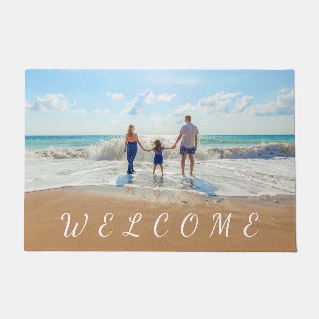 Custom Photo Doormat Your Own Design Personalised (Front)