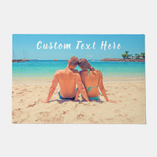 Custom Photo Doormat Your Photos and Text Design