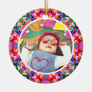 Custom Photo Dopamine Decor Colourful Maximalist Ceramic Tree Decoration