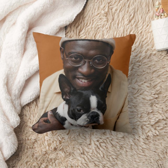 Custom Photo Double Sided  Cushion (Blanket)