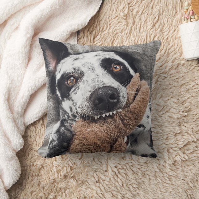 Custom Photo Double Sided Dog Pet Photo Cushion (Blanket)