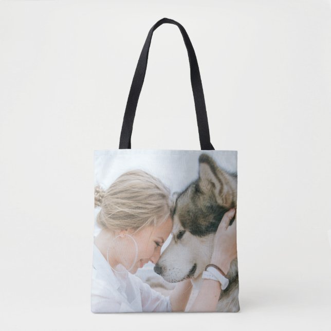 Custom Photo Double Sided Tote Bag (Front)
