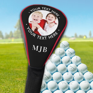 Custom Photo Driver Personalised Monogram Golfer Golf Head Cover