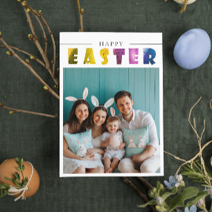 Custom photo Easter postcards