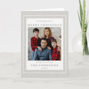 Custom Photo Elegant Framed Picture Card