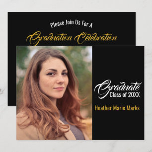 Custom Photo Elegant Graduation Template