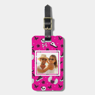 Custom Photo Emo Symbols Luggage Tag