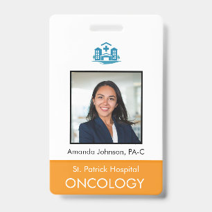 Custom Photo Employee Security ID Badge