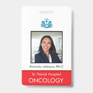 Custom Photo Employee Security ID Badge