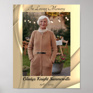 Custom Photo Enlargement Print   Golden Glow