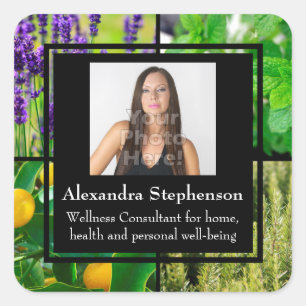 Custom Photo Essential Oil Business Bottle Label