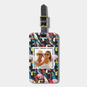 Custom Photo Exotic birds Luggage Tag
