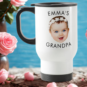 Custom Photo Face Mug Mum Grandma Grandpa Birthday
