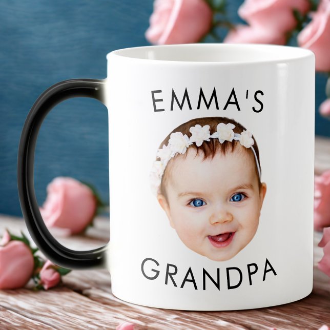 Custom Photo Face Mug Mum Grandma Grandpa Birthday (Creator Uploaded)