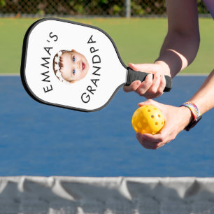 Custom Photo Face Mum Grandma Grandpa Birthday Pickleball Paddle