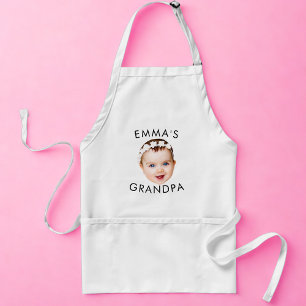 Custom Photo Face Mum Grandma Grandpa Birthday Standard Apron