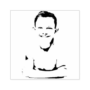 Custom Photo (Face) Rubber Stamp