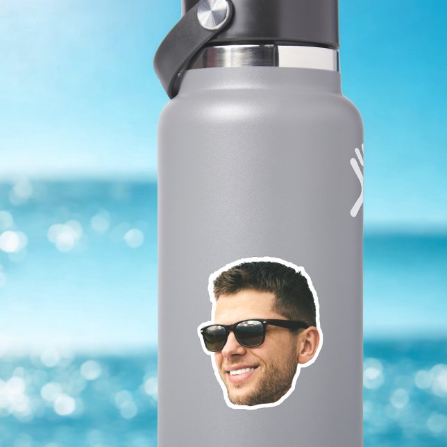 Custom Photo Face Waterproof Vinyl Stickers (Creator Uploaded)
