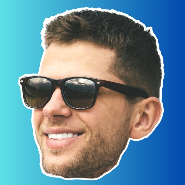 Custom Photo Face Waterproof Vinyl Stickers (Creator Uploaded)