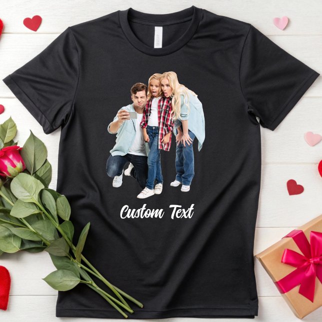Custom Photo Family Birthday Image Make Your Own T-Shirt (Creator Uploaded)