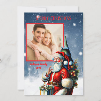 Custom Photo Family Christmas Card