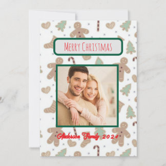 Custom Photo Family Christmas Card
