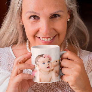 Custom Photo Family Grandparent Gift Coffee Mug
