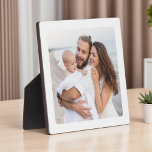 Custom Photo Family Plaque<br><div class="desc">Celebrate family with timeless simplicity using this Minimalist Custom Photo Family Plaque. Featuring your favorite photo printed on a sleek, frameless plaque, this design keeps the focus on what matters most — your loved ones. Its clean layout and modern typography make it perfect for home offices, living rooms, or gifting...</div>