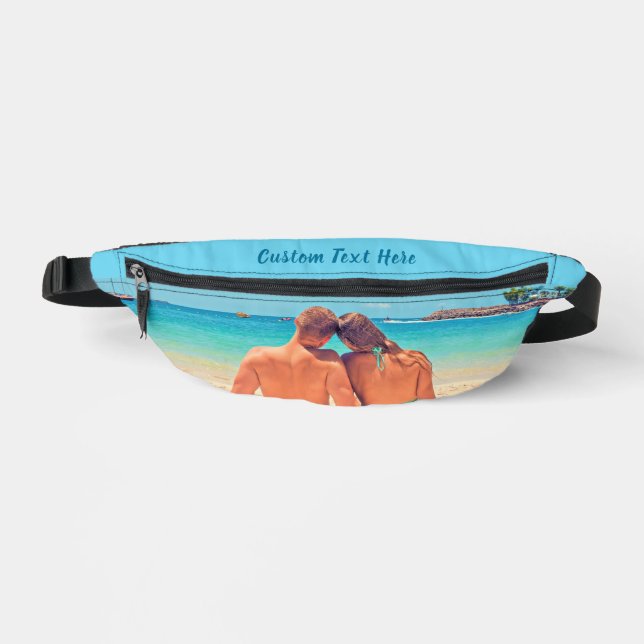Custom Photo Fanny Pack with Your Photos and Text (Front)