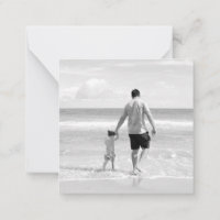 Custom Photo Father's Day Card Your Photo and Text