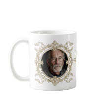 Custom Photo Father's Day Mug Elegant Frame Gift